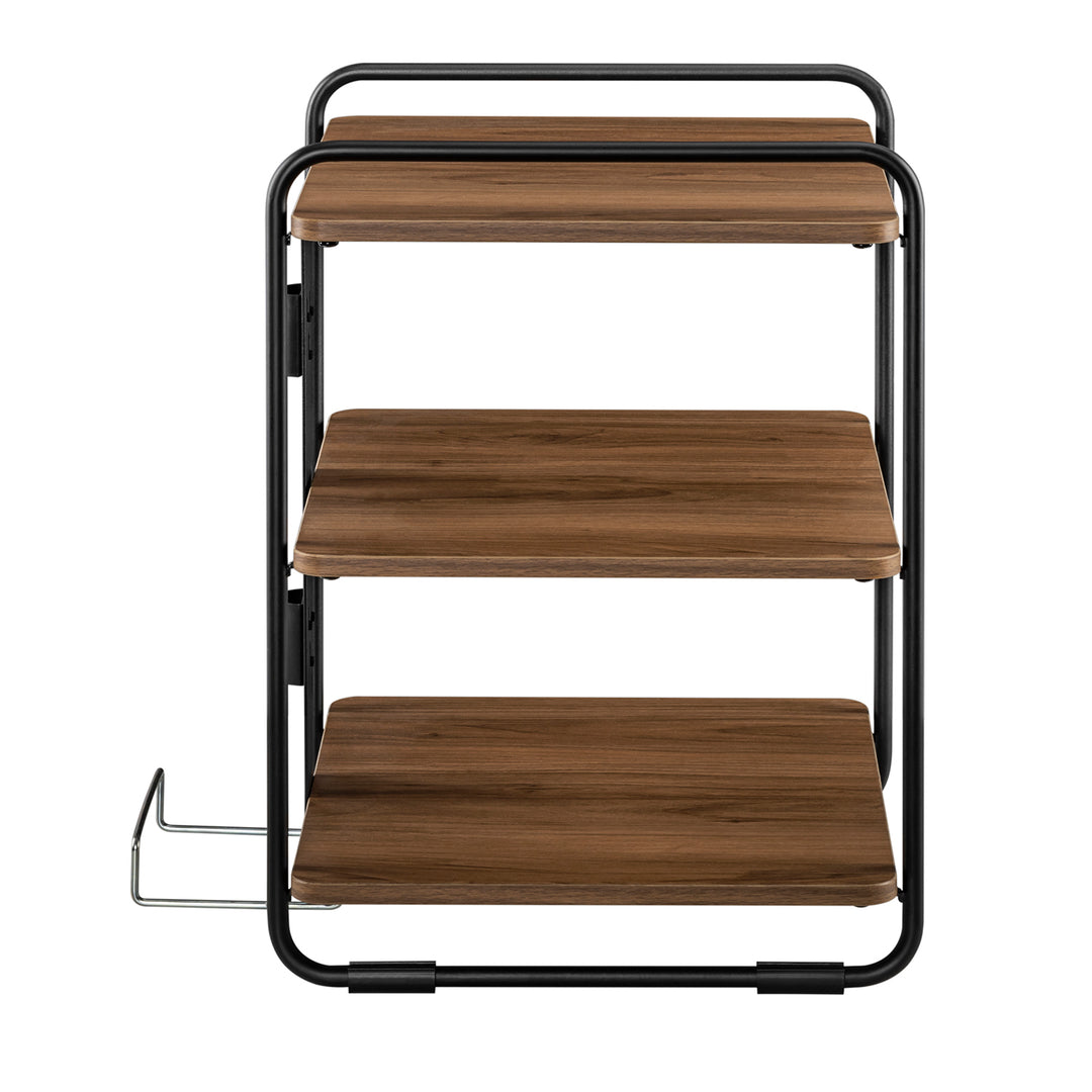 Stílusos 3 polcos szekrény Maclean, 90kg max, 454x400x496mm, MC-978