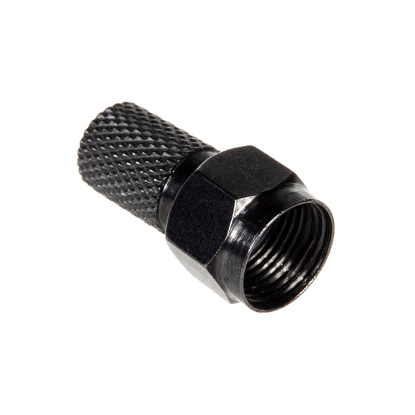 Maclean műholdas F csatlakozó, TV rendszer, RG5.9, RG6, 6.8mm, nikkel, tömítéssel, professzionális, fekete, MCTV-903 100db