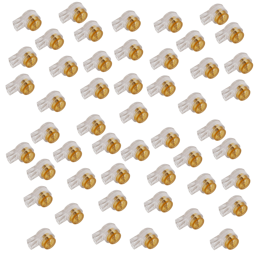 50x Gél telefon gyorscsatlakozó 2 db 0,2-0,65 mm-es kábelvezető gyors csatlakoztatásához