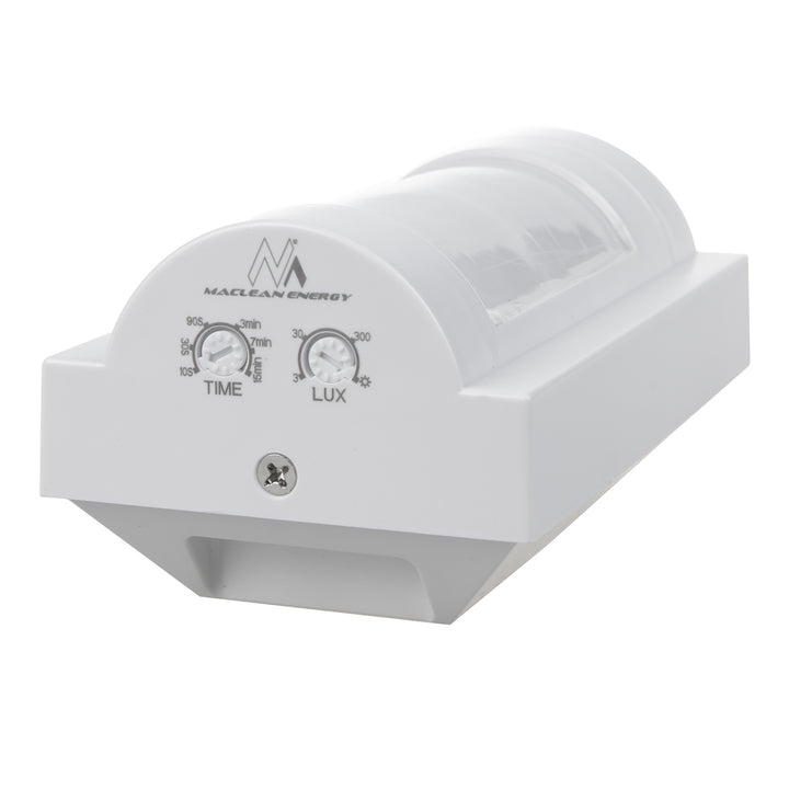 Maclean kültéri infravörös PIR mozgásérzékelő, háziállat-immun, max.1200W, IP65, MCE385 W