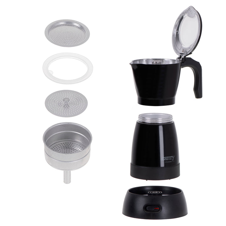 Moka Camry CR 4415B 300ml elektromos kávéfőző 6 csésze eszpresszóhoz