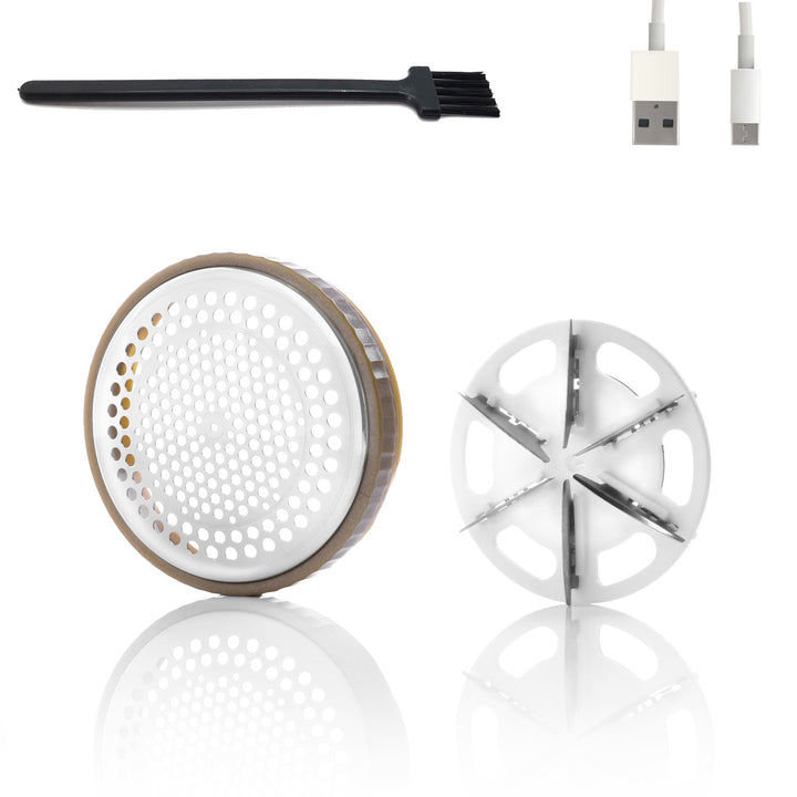 Adler textilborotva, USB töltés, LCD kijelző, 3 fokozatú sebesség, kefe, AD 9617