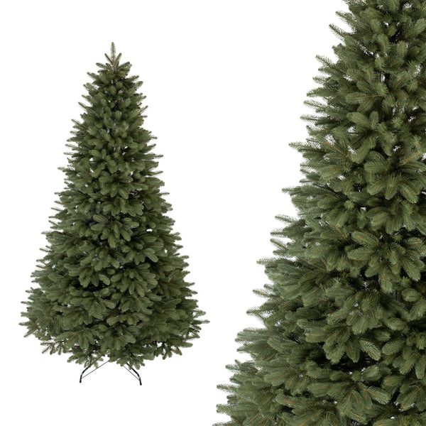 Novatom műkarácsonyfa, kanadai fenyő, PE + PVC, 220cm, JKM220