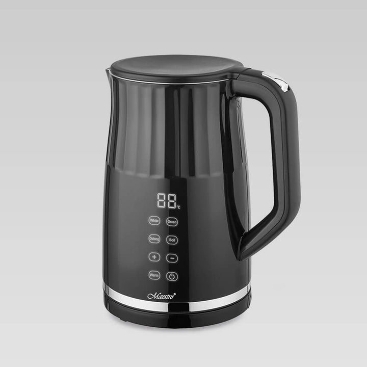 Maestro vízforraló, vezeték nélküli, érintőképernyős, 1,7 literes, 2200W, MR-039