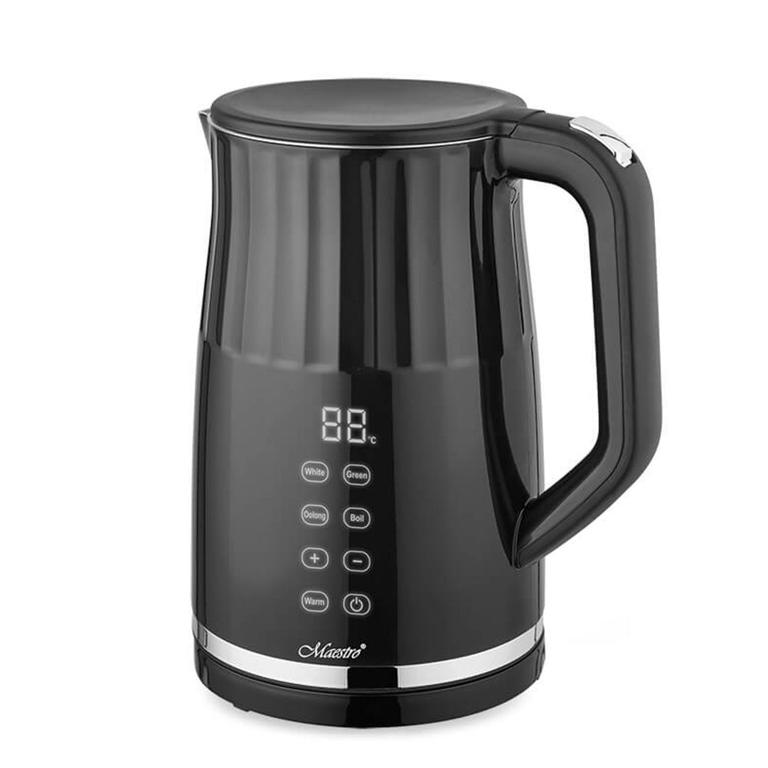 Maestro vízforraló, vezeték nélküli, érintőképernyős, 1,7 literes, 2200W, MR-039