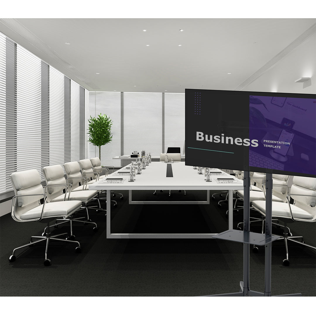 TV állvány Maclean, professzionális, 32-70", görgőkön, max. VESA 600x400, max. 40kg, MC-951