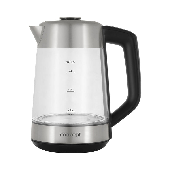 Concept 1,7 literes üveg vízforraló hőmérséklet-szabályozóval és főzővel RK4190