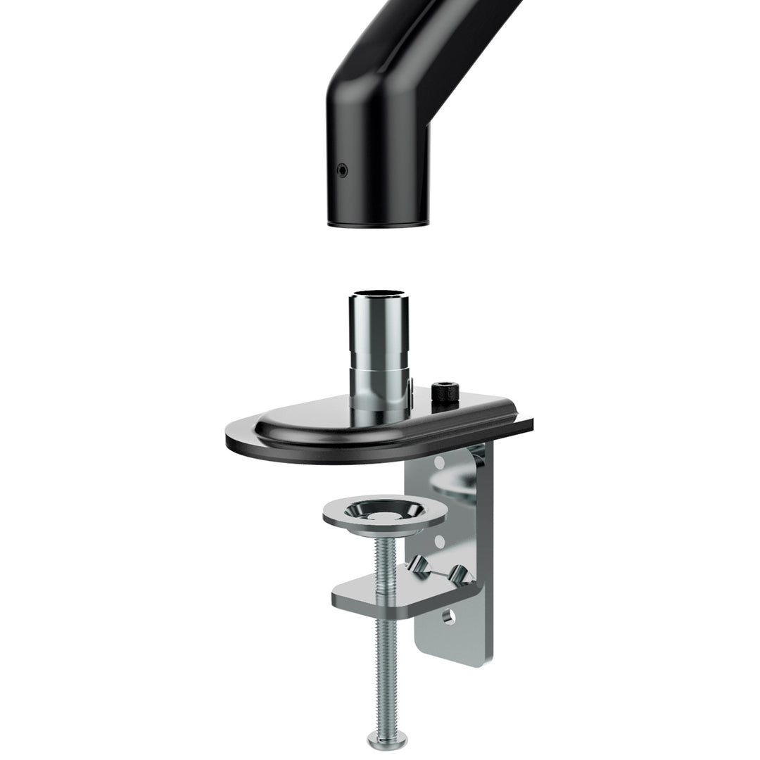 Monitortartó Maclean, gázrugós, 13"-27", 8 kg, fekete, MC-860N