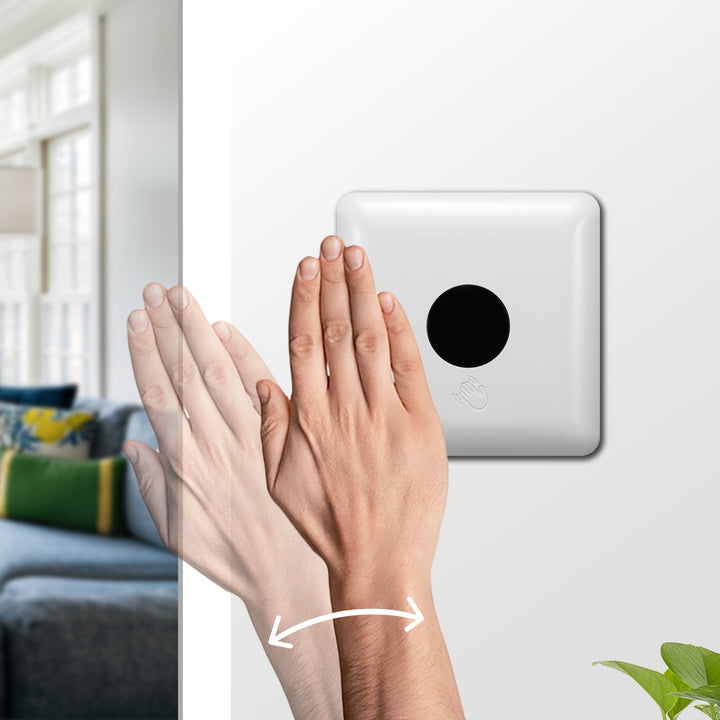 Maclean rövid hatótávolságú PIR érzékelő, hatótávolság 5-6cm, süllyesztett doboz, max. terhelés 1200W, MCE313 W