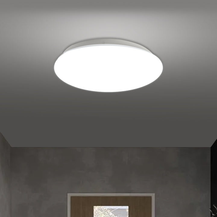 Maclean mennyezeti LED érzékelős lámpa, mikrohullámú érzékelő 5.8GHz, 4000K, 12W, 950lm, IP44, MCE347