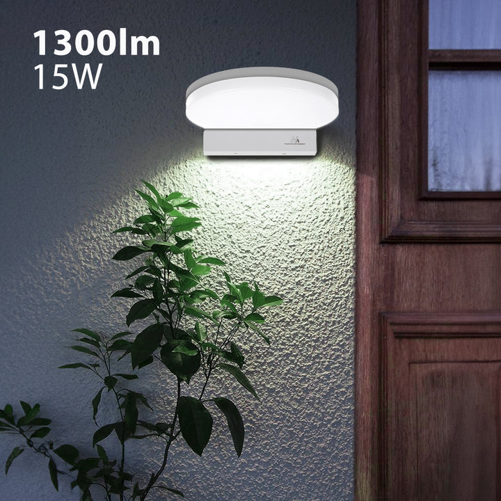 Maclean LED lámpa, fehér, 15W, IP65, 1300lm, semleges fehér (4000K) MCE346 W