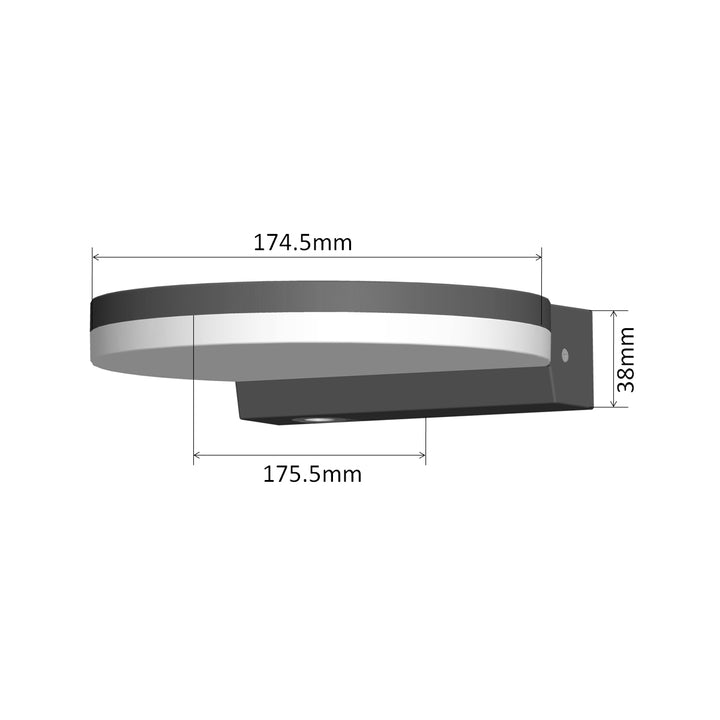 Maclean LED lámpa, fehér, 15W, IP65, 1300lm, semleges fehér (4000K) MCE346 W