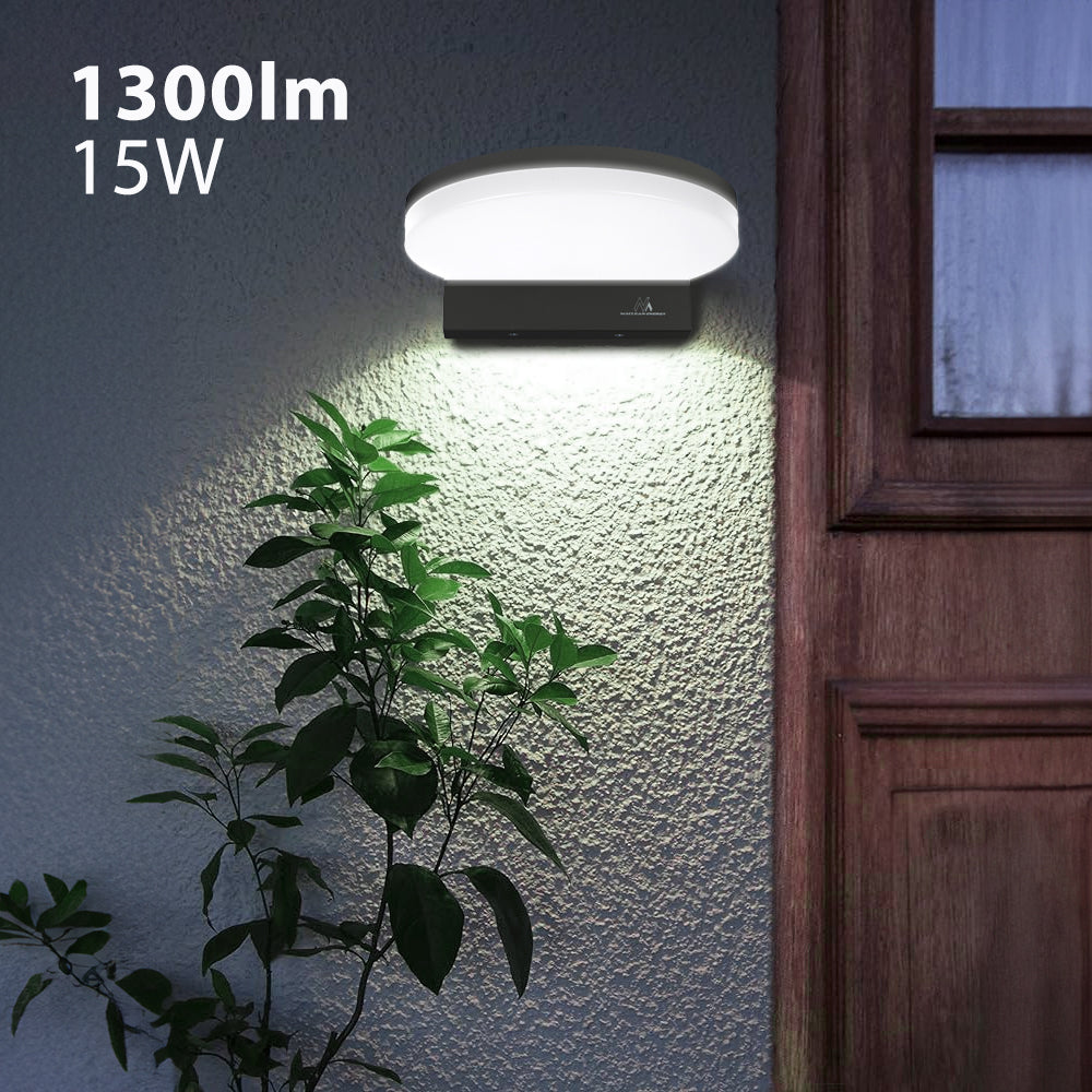 Maclean LED lámpa, fekete, 15W, IP65, 1300lm, semleges fehér (4000K) MCE346 B