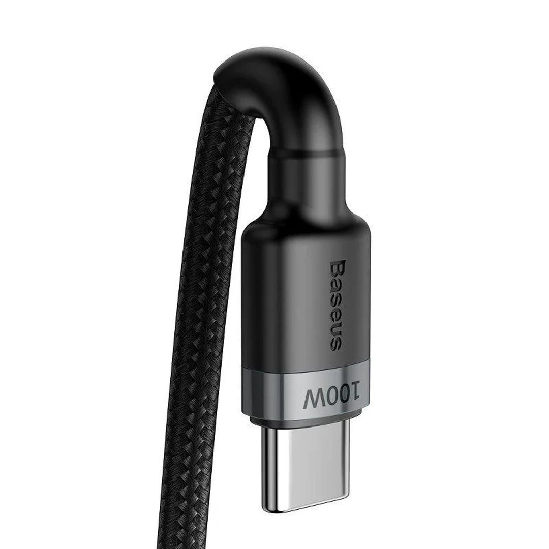 USB-C PD 2.0 200cm Baseus Cafule CATKLF-ALG1 Quick Charge 3.0 5A kábel 100W-os gyorstöltési támogatással