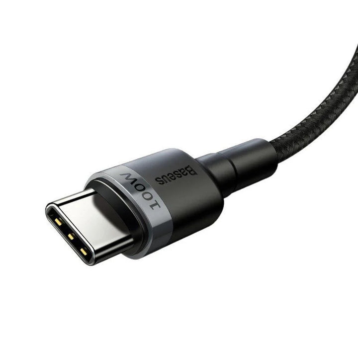 USB-C PD 2.0 200cm Baseus Cafule CATKLF-ALG1 Quick Charge 3.0 5A kábel 100W-os gyorstöltési támogatással