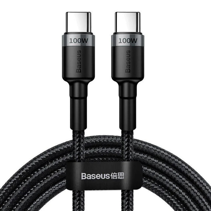 USB-C PD 2.0 200cm Baseus Cafule CATKLF-ALG1 Quick Charge 3.0 5A kábel 100W-os gyorstöltési támogatással