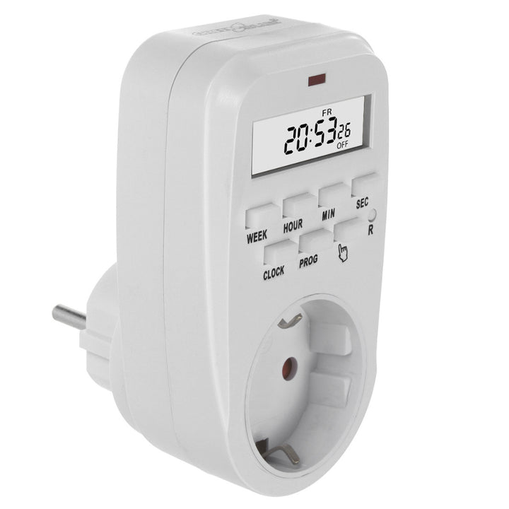 Digitális időkapcsoló GreenBlue GB362 F max terhelés 16A IP20