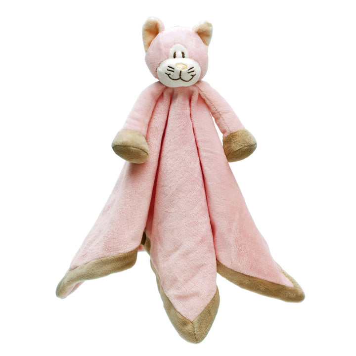 Diinglisar ölelgető takaró, puha anyag, rózsaszín macska, 35 cm, T-TED-01372 1