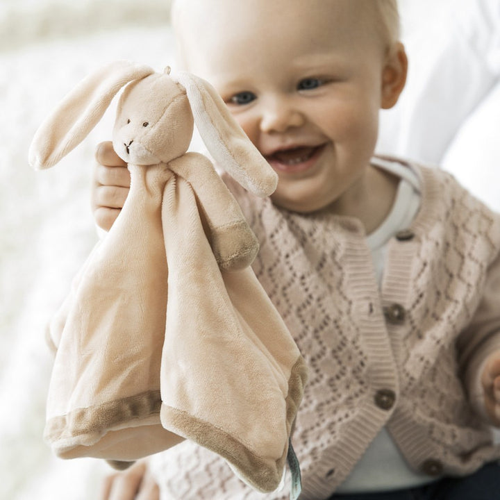 Diinglisar ölelgető takaró, puha anyag, krémszínű nyúl, 35 cm, T-TED-01372 2