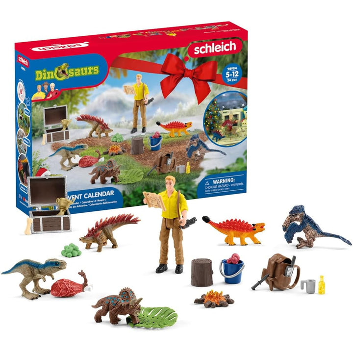 Adventi naptár Schleich dinoszaurusz figurákkal SLH98984