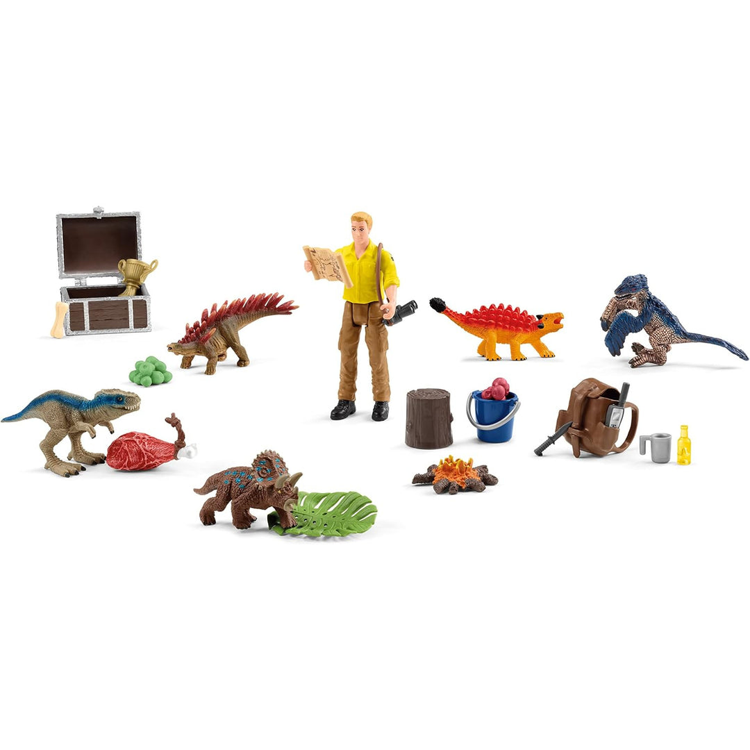 Adventi naptár Schleich dinoszaurusz figurákkal SLH98984