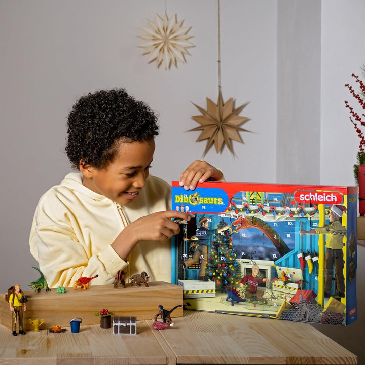 Adventi naptár Schleich dinoszaurusz figurákkal SLH98984