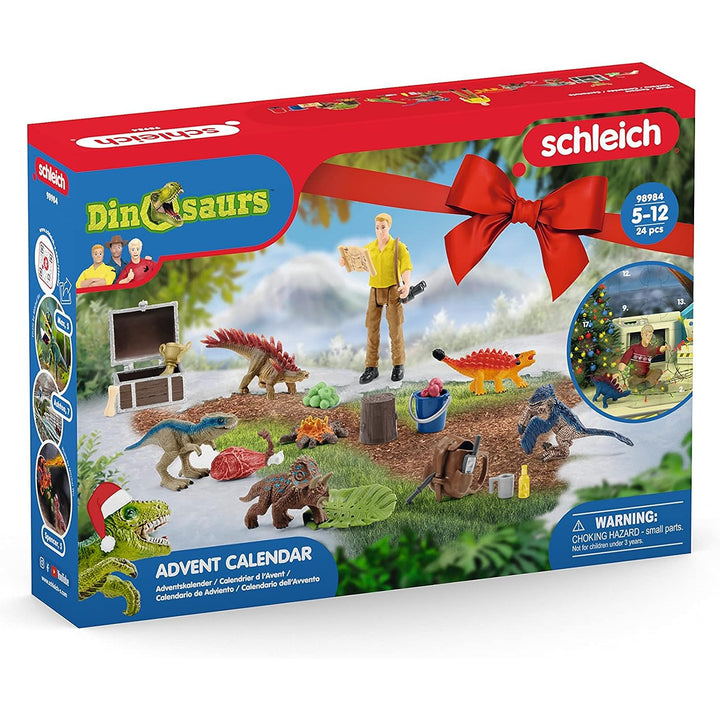 Adventi naptár Schleich dinoszaurusz figurákkal SLH98984