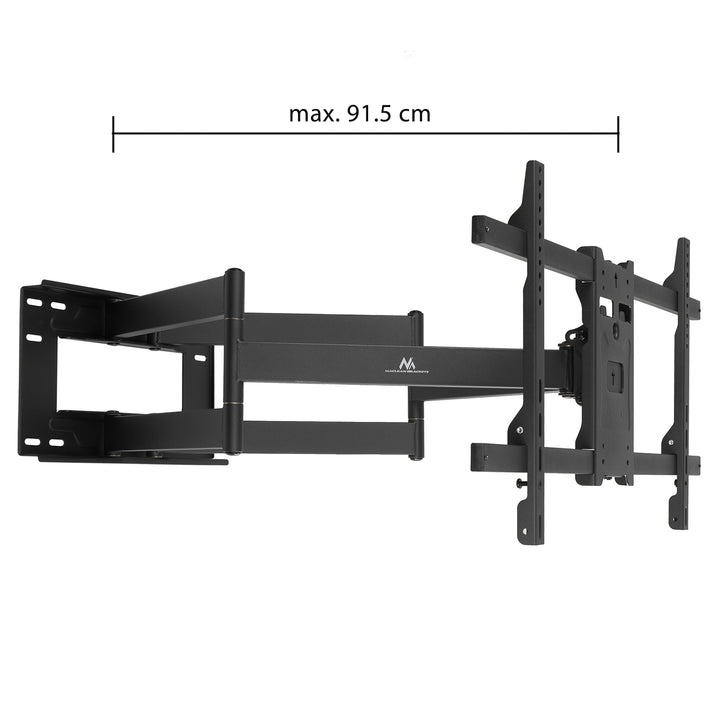 Maclean TV tartó, max VESA 800x400, 37-85", 55kg, hosszú kar 915mm, MC-986