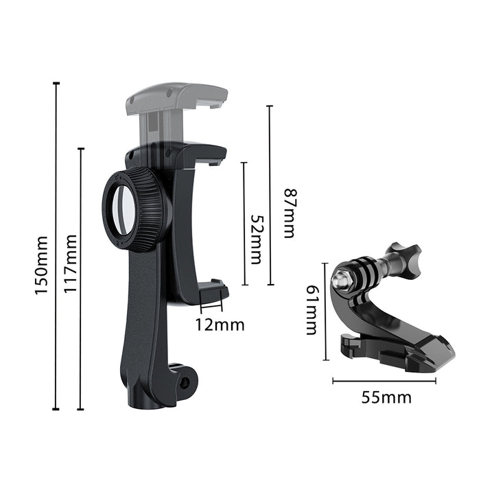 Maclean telefonos sportheveder, univerzális, telefonhoz, fényképezőgéphez, GoPro és más kamerákhoz, forgatható rögzítés, MC-294