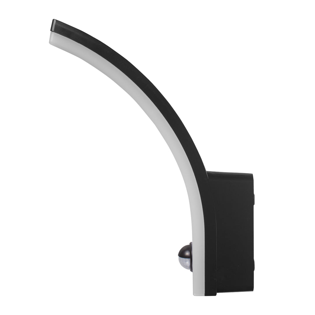 Maclean 20W mozgásérzékelős LED lámpa IP65 2000lm fekete 4000K