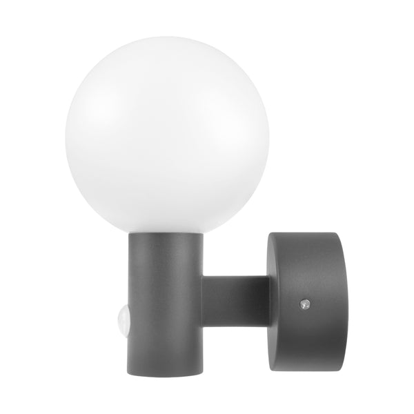 Maclean PIR mozgásérzékelő LED lámpa szürke 15W IP65 1600lm 4000K