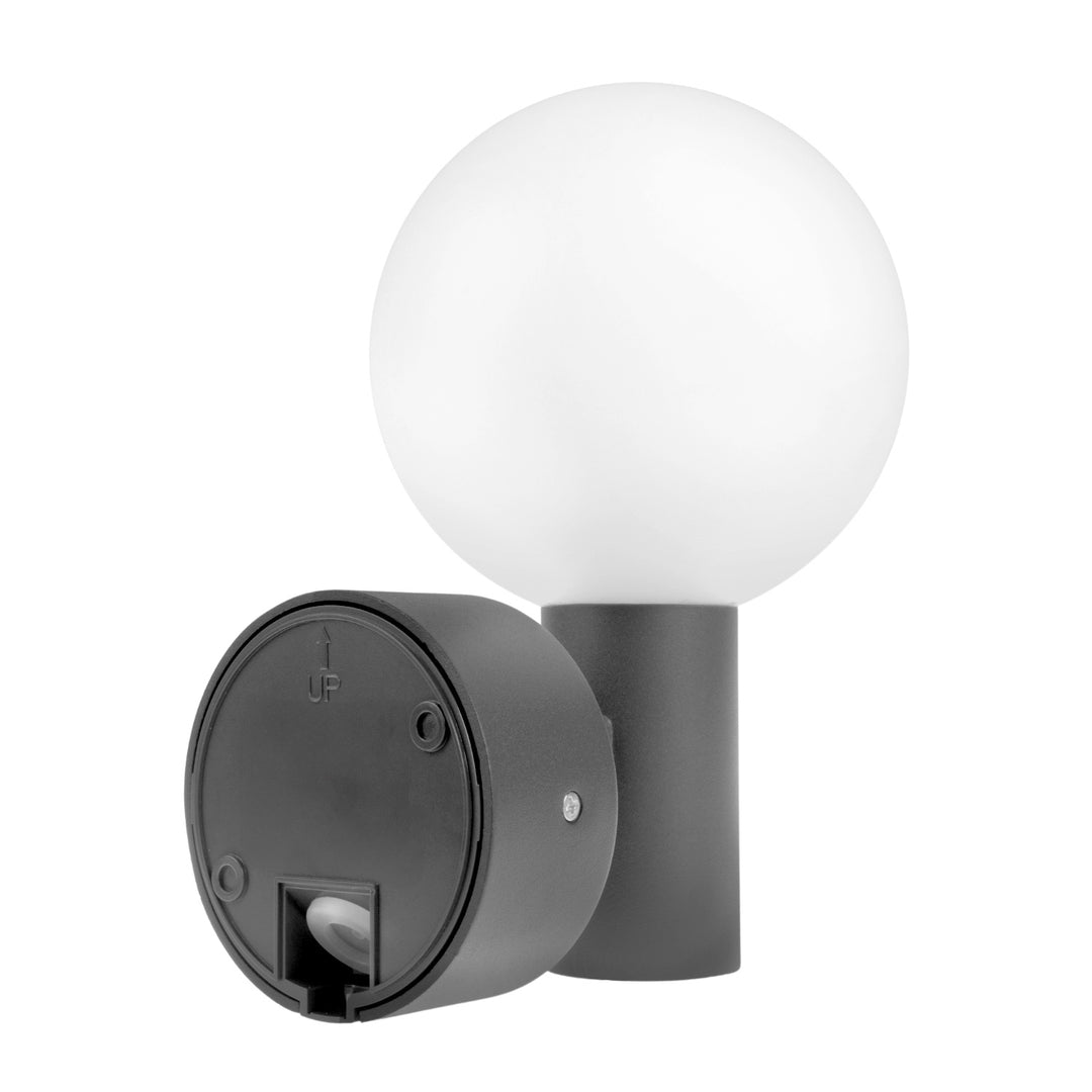 Maclean PIR mozgásérzékelő LED lámpa szürke 15W IP65 1600lm 4000K