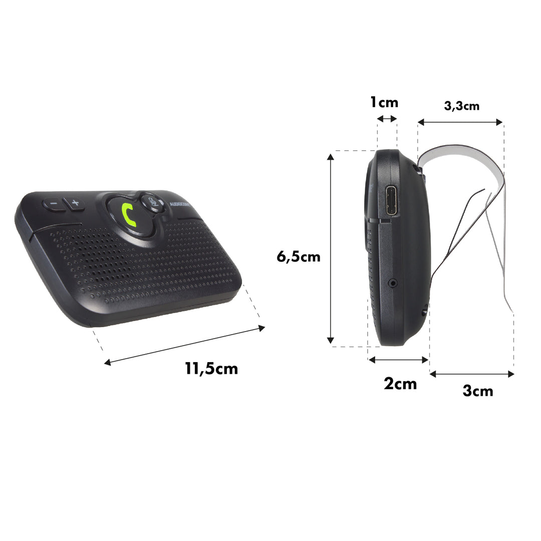 Az Audiocore AC475 bluetooth 5.0 kihangosító készlet támogatja a Google és a Siri szolgáltatást