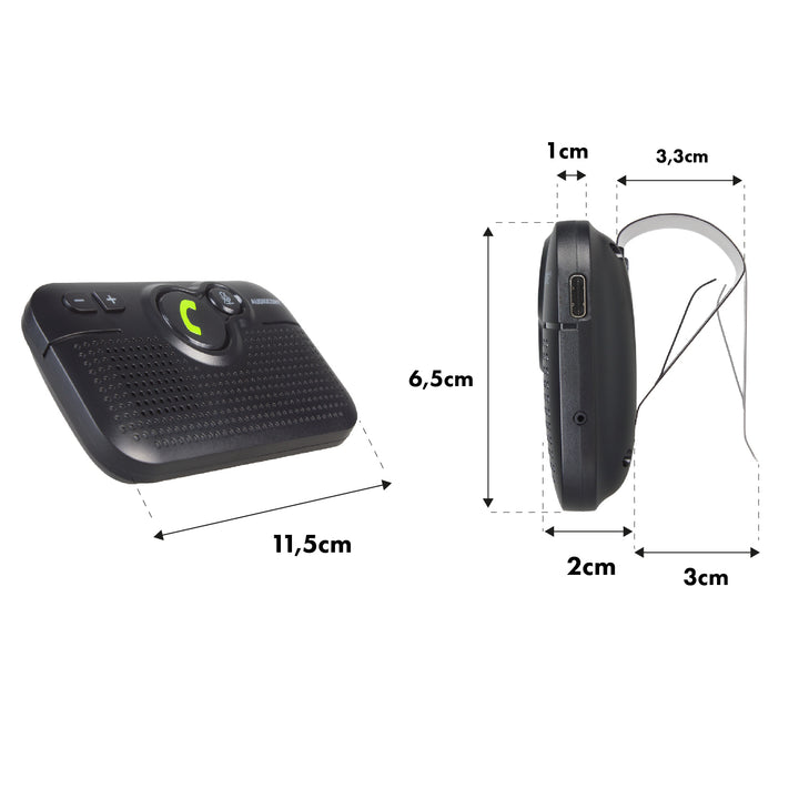 Az Audiocore AC475 bluetooth 5.0 kihangosító készlet támogatja a Google és a Siri szolgáltatást