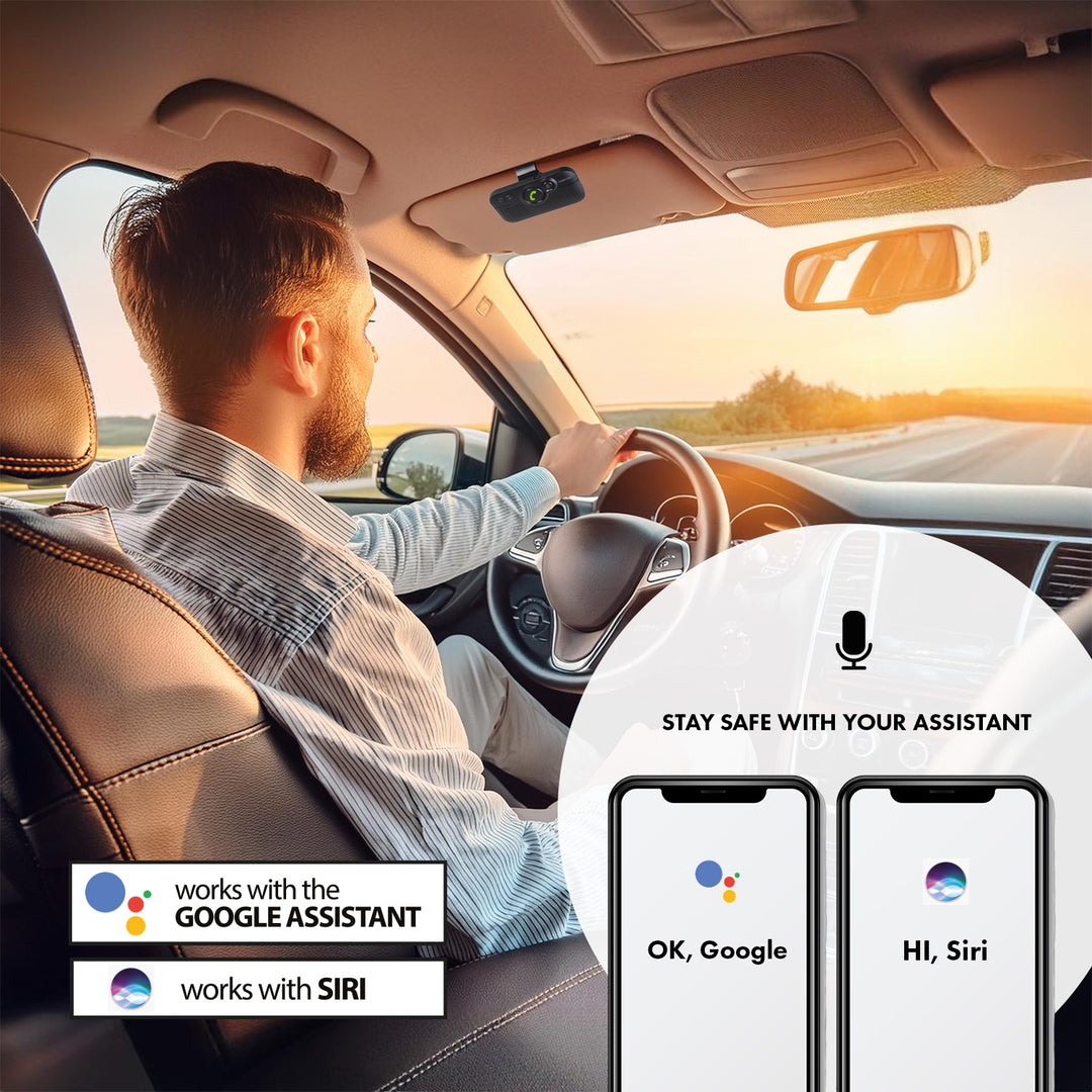 Az Audiocore AC475 bluetooth 5.0 kihangosító készlet támogatja a Google és a Siri szolgáltatást