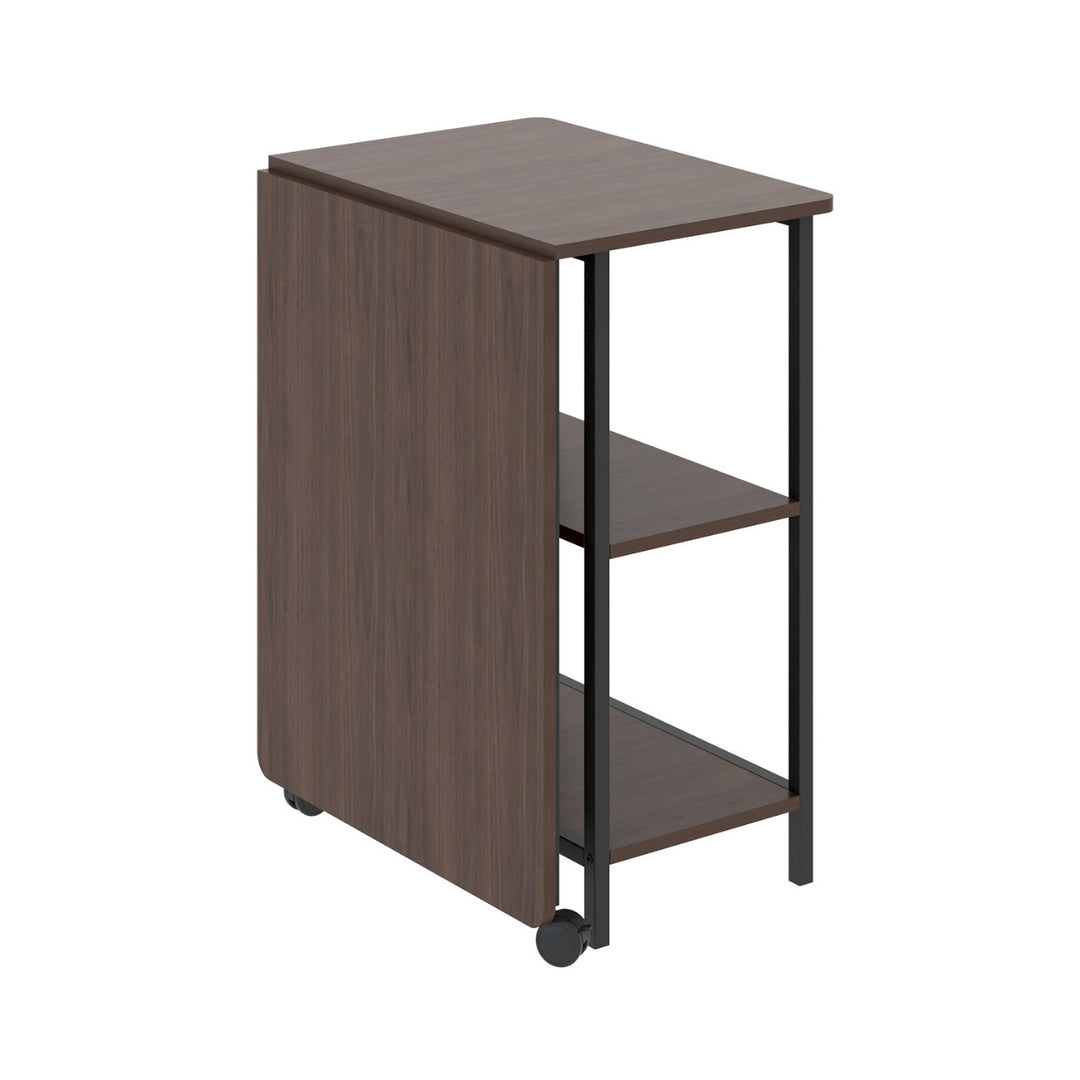 Maclean loft összecsukható íróasztal, méretek: 107x45x75cm, max - 150 kg, asztallappal, szín sötét dió, MC-411 B