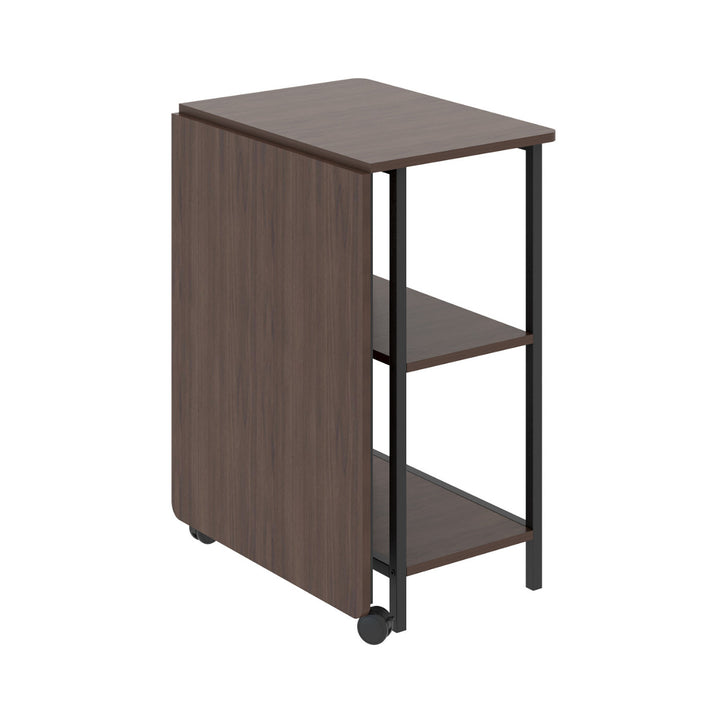 Maclean loft összecsukható íróasztal, méretek: 107x45x75cm, max - 150 kg, asztallappal, szín sötét dió, MC-411 B