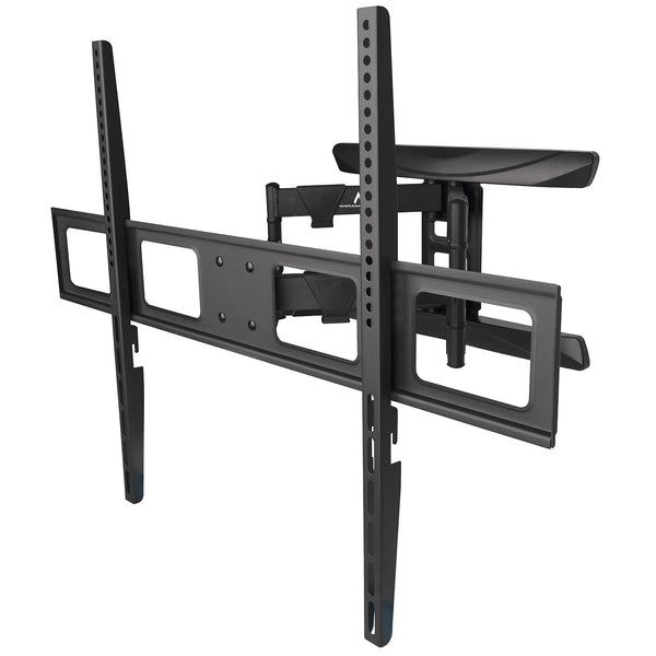 Maclean TV tartó, max VESA 800x600, 43-100", 80kg, vízszintes és függőleges szögbeállítás, profil 50-500mm, fekete, MC-423