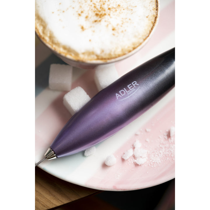 Adler tejhabosító, állvánnyal, lila és fekete, AD 4499