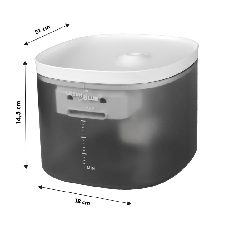 GreenBlue automata vízadagoló / kisállat itató, 3L, USB 5V1A, GB392