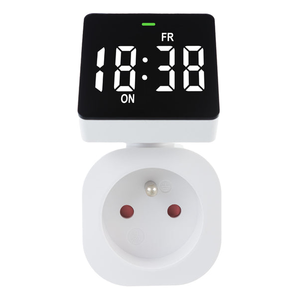 Digitális időzítő kapcsoló GreenBlue GB610 E max terhelés 16A IP20