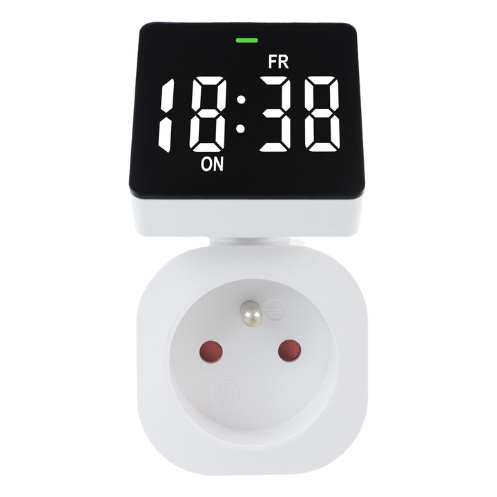 Digitális időzítő kapcsoló GreenBlue GB610 E max terhelés 16A IP20