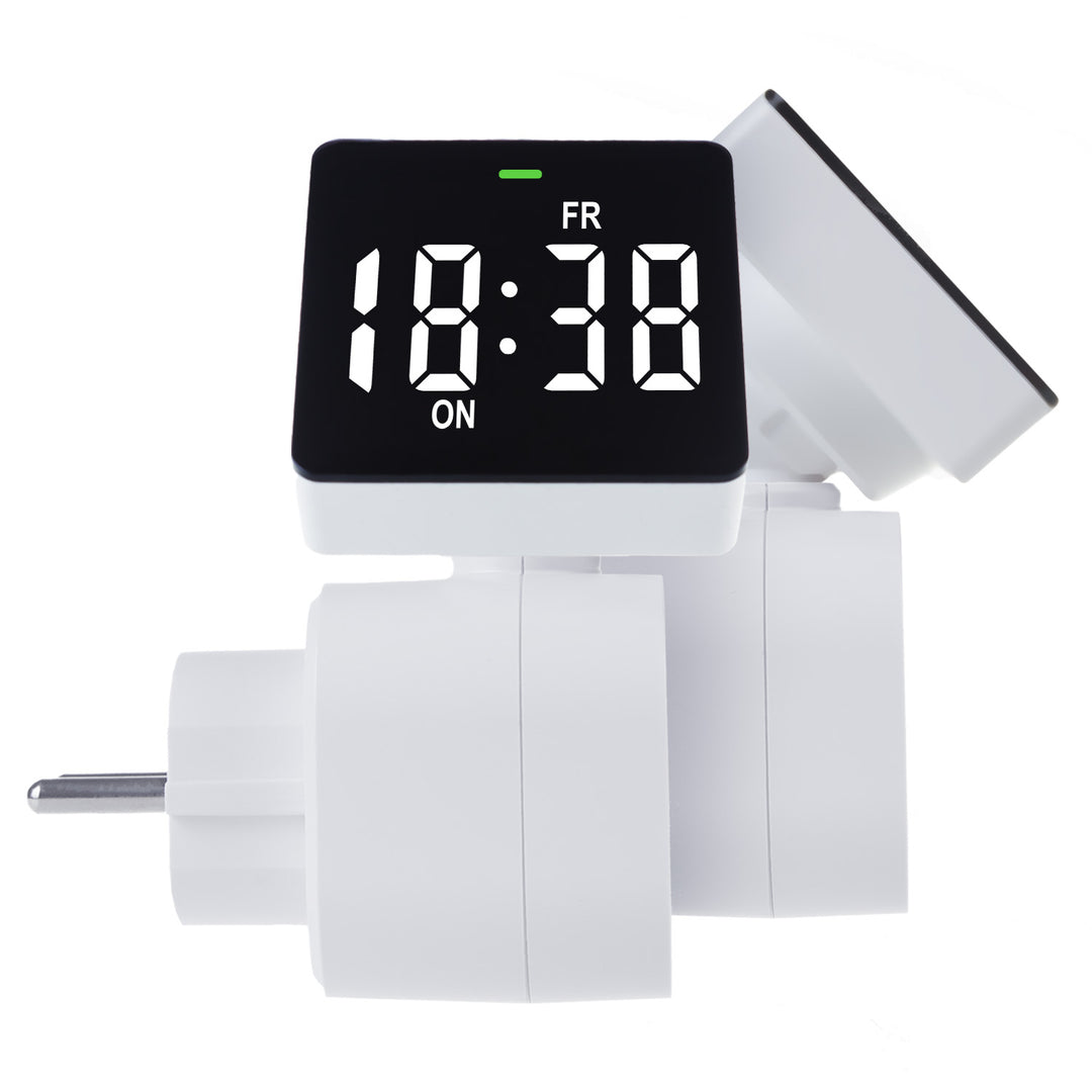 Digitális időzítő kapcsoló GreenBlue GB610 E max terhelés 16A IP20