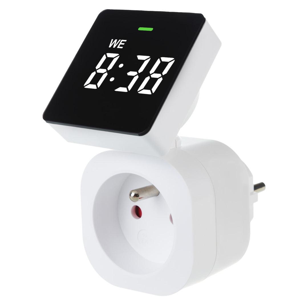 Digitális időzítő kapcsoló GreenBlue GB610 E max terhelés 16A IP20