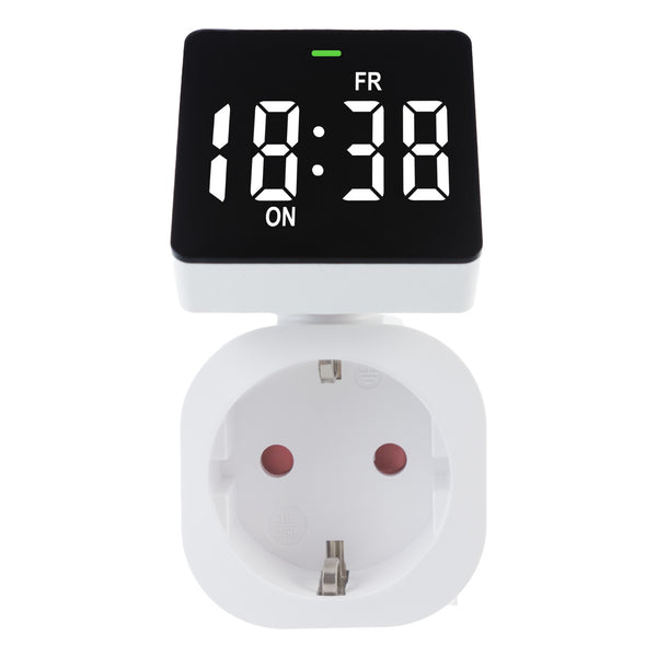 Digitális időzítő kapcsoló GreenBlue GB610 F max terhelés 16A IP20