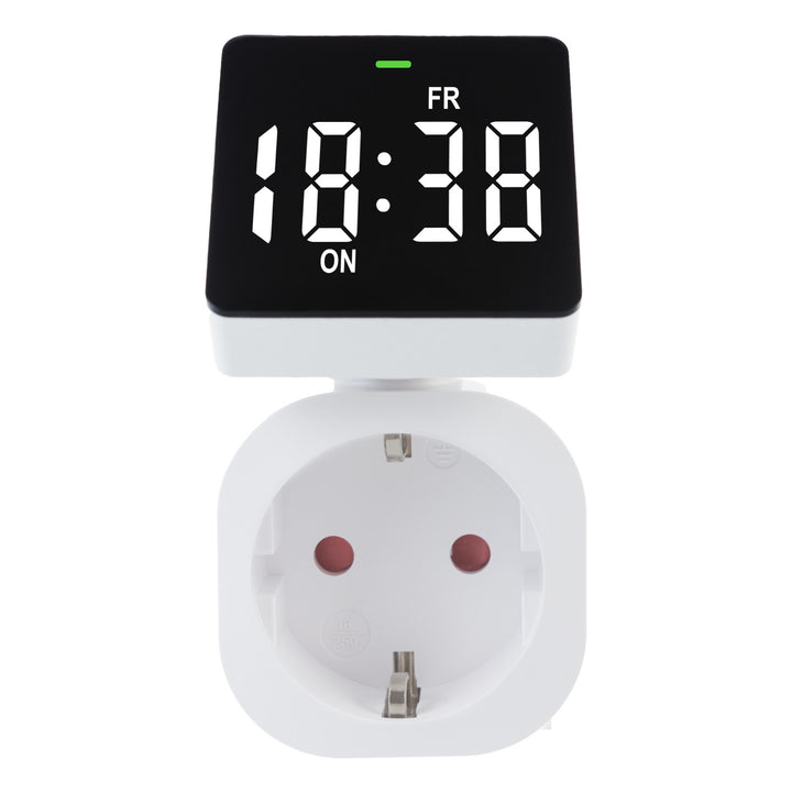 Digitális időzítő kapcsoló GreenBlue GB610 F max terhelés 16A IP20