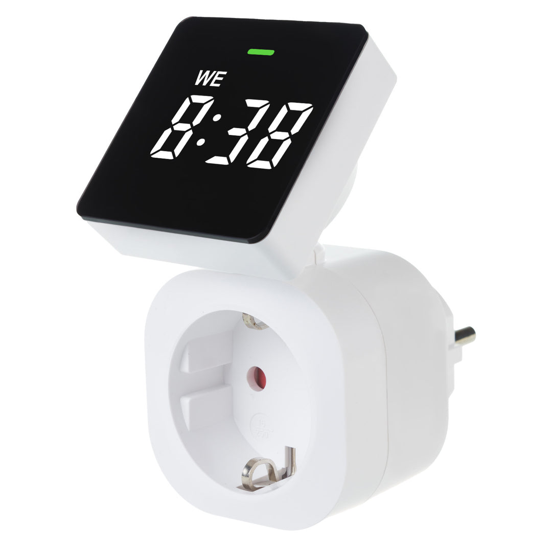 Digitális időzítő kapcsoló GreenBlue GB610 F max terhelés 16A IP20