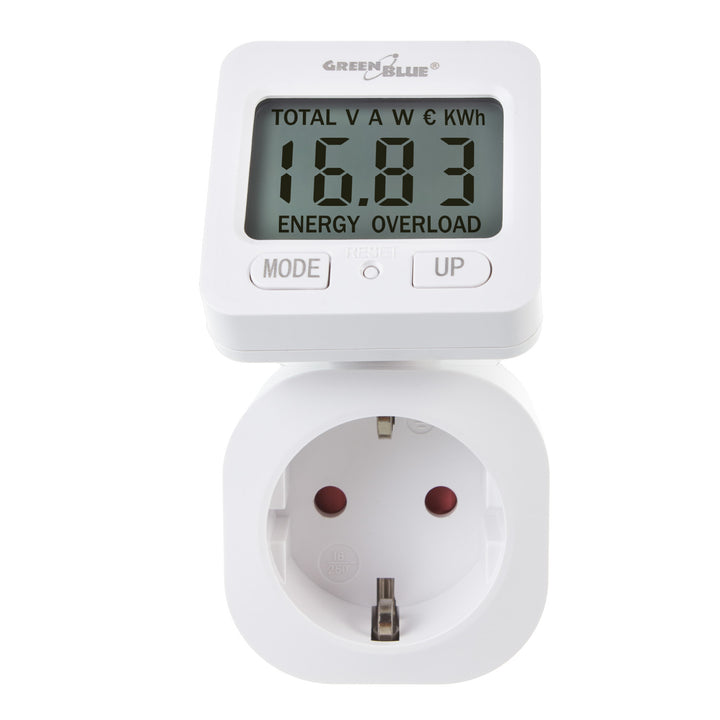 GreenBlue energiamérő 16A max 3680W memória biztonsági mentés