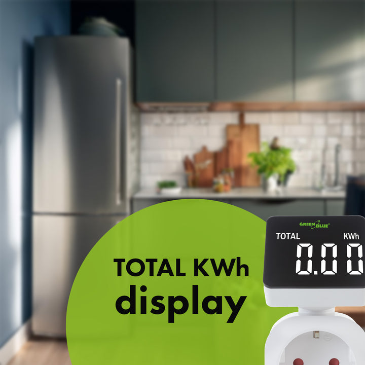 GreenBlue energiamérő 16A max 3680W memória biztonsági mentés
