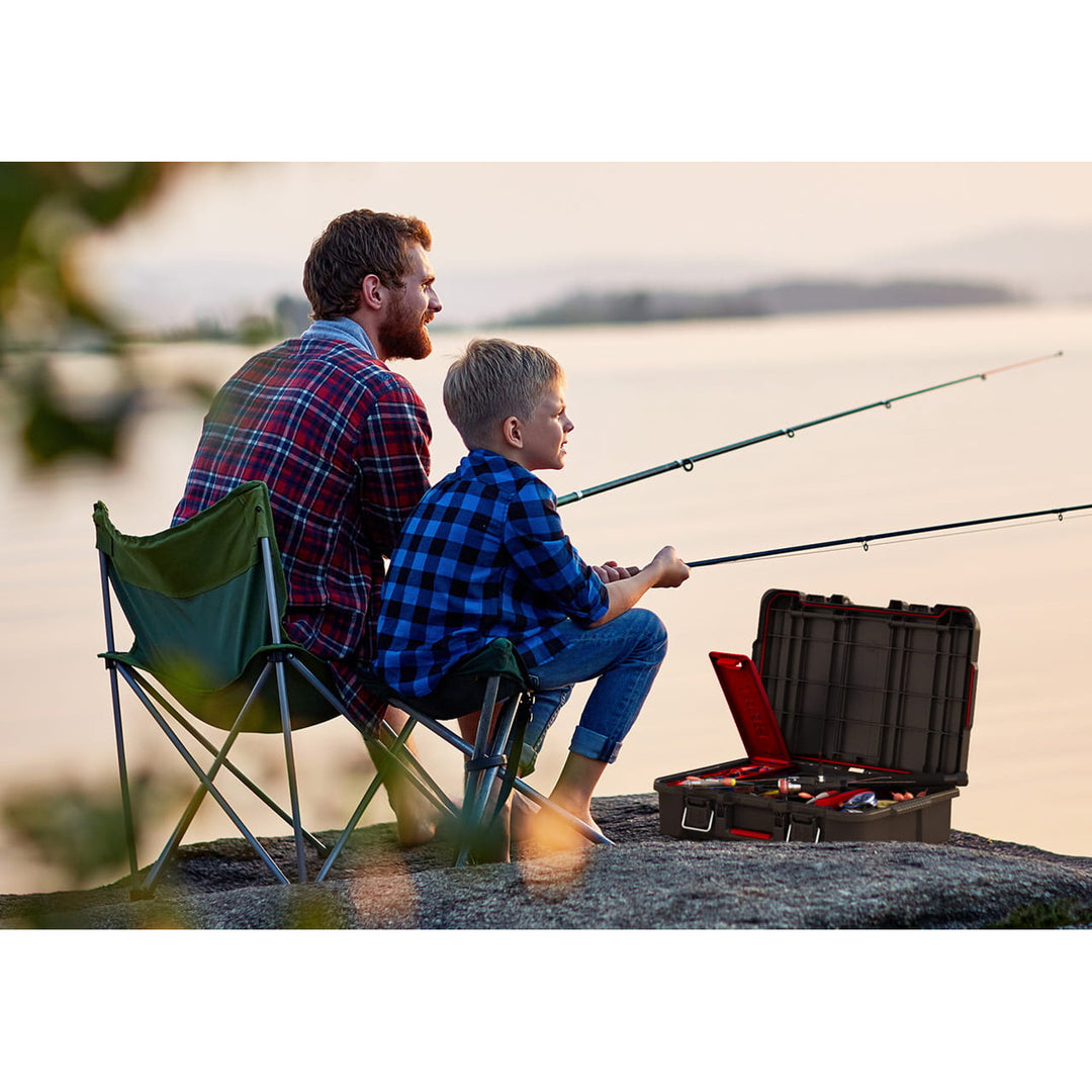 Keter szerszámtáska, kivehető rekeszekkel, szervező, fekete, Stack'N'Roll 253382